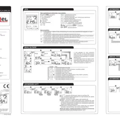 Instrukcja jak ustawić programator czasowy Zamel ZCM-31. Opisuje menu, ustawianie daty, czasu, trybu pracy i wejść zewnętrznych.