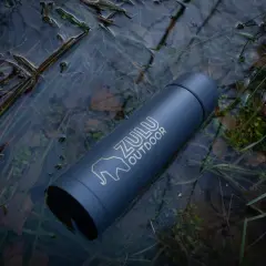 Termos de acero inoxidable Zulu Outdoor, listos para la aventura en la naturaleza.
