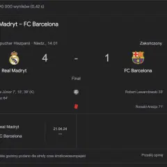 Wynik meczu Superpucharu Hiszpanii: Real Madryt 4 - 1 FC Barcelona. Kto jest lepszy, Real czy Barcelona? Wynik mówi sam za siebie!