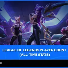 K-DA z League of Legends prezentuje statystyki, ile osób gra w lola.