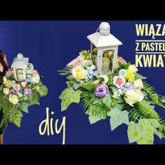 Jak zrobić lampion z kwiatami na cmentarz - piękne dekoracje na grób