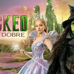 Dwie czarownice, dobra i zła, na tle krainy Oz. Dowiedz się, gdzie obejrzeć "Wicked"!