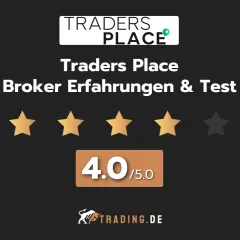 Traders Place Broker Erfahrungen & Test: 4.0/5.0 Sterne. Ein Blick auf die Trading-Charts.
