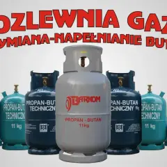 Butle z gazem propan-butan 11kg. Dowiedz się, ile kosztuje butla z gazem w rozlewni.