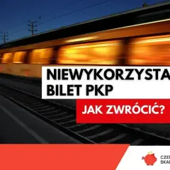 Pędzący pociąg PKP. Dowiedz się, jak dokonać wymiany biletu PKP, jeśli nie został wykorzystany.