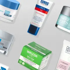 Hautpflegeprodukte wie Neutrogena, Clinique und Weleda, viele davon kosmetik ohne duftstoffe und konservierungsmittel, für empfindliche Haut.