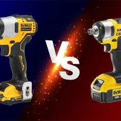 Wkrętarka DeWalt 12V vs zakrętarka DeWalt 18V. Dwa elektronarzędzia DeWalt w żółto-czarnej kolorystyce, gotowe do pracy.