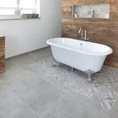 Elegante Badezimmer mit grauen Fliesen: Ideen und Tipps zur Gestaltung