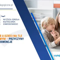 Terapeutka pomaga chłopcu z jąkaniem ćwiczyć artykulację przed lusterkiem.