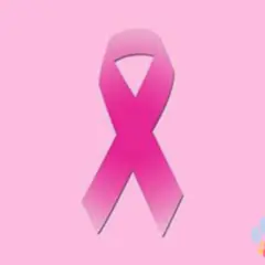 Cinta rosa de concienciación sobre el cáncer de mama. Un recordatorio para no soñar que tienes cáncer, sino para cuidarte.
