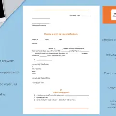 Wzór umowy o pracę na czas nieokreślony z polami do uzupełnienia.