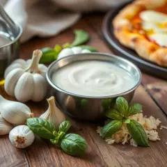 Domowy sos czosnkowy do pizzy: Prosty przepis jak z pizzerii