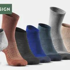 Choix de quelles chaussettes pour randonnée : une gamme de chaussettes écologiques aux couleurs variées, parfaites pour vos aventures.