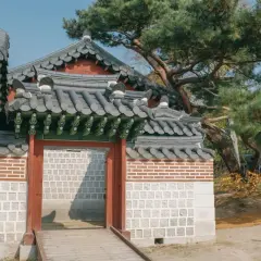 Tradycyjna brama pałacowa w Korei Południowej, idealne miejsce na wycieczkę do Korei Południowej.