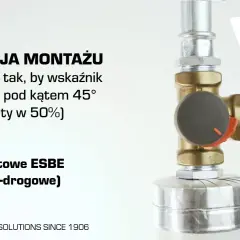 Jak ustawić zawór trójdrożny ESBE, aby uniknąć problemów z temperaturą
