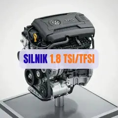 Silnik 1.8 TSI/TFSI Volkswagena, serce wielu aut, prezentuje swoją moc i innowacyjność.