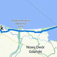 Ile km z Gdańska do Krynicy Morskiej? Sprawdź najkrótsze trasy