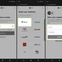 Gdzie można płacić PayPalem? Wybierz PayPal jako instytucję, by połączyć konto.