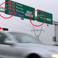 Kamery odcinkowy pomiar prędkości s8 na drodze do Krakowa, Wrocławia, Warszawy i Poznania.