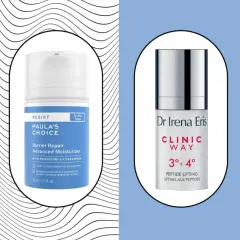 Rutina antiedad con cremas con péptidos: The Inkey List, Paula's Choice, Dr. Irena Eris y Olay Regenerist.