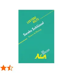 Buchcover "Sarahs Schlüssel" von Tatiana de Rosnay, eine Lektürehilfe mit einer Bewertung von 4,6 Sternen.