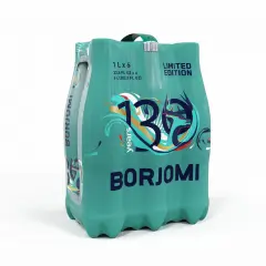 Woda Borjomi w limitowanej edycji, 6 butelek po 1L. Odkryj jej unikalne właściwości.