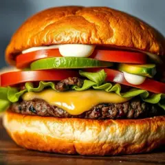 Ile kalorii ma burger wołowy? Sprawdź fakty i porównania