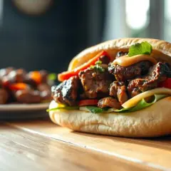 Kebab w bułce: ile ma kalorii? Poznaj fakty i sposoby na lżejszą wersję