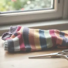 Ubranko dla psa ze skarpety DIY: Ciepło i styl dla pupila!