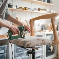 Jak obić oparcie krzesła? Przewodnik DIY krok po kroku