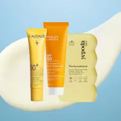 Sonnenschutz fürs Gesicht: Caudalie, Paula's Choice und Yepoda bieten leichten Schutz.