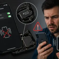 Telefon wibruje ale się nie włącza. Uszkodzony Taptic Engine w iPhonie.