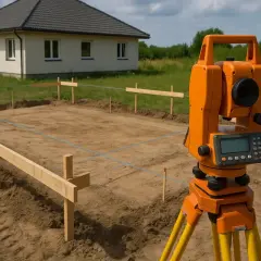 Jak geodeta wytycza budynek? Krok po kroku, koszty, uniknij błędów.