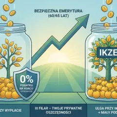 Oszczędzanie na emeryturę z IKZE to mądra decyzja. Ulga przy wypłacie i mały podatek to korzyści, które pomogą Ci zbudować bezpieczną przyszłość.