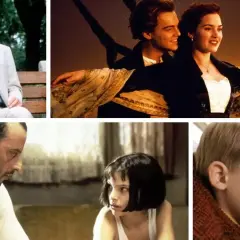 Kultowe filmy: Forrest Gump, Titanic, Leon zawodowiec, Leon i Mathilda, Kevin sam w domu.