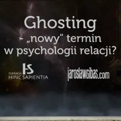 Mężczyzna patrzy na napis "Ghosting - „nowy" termin w psychologii relacji?". Jak reagować na ghosting?