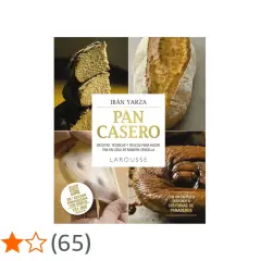 Libro "Pan Casero" de Ibán Yarza, con recetas y trucos para hacer pan en casa. Incluye historias de panaderos.