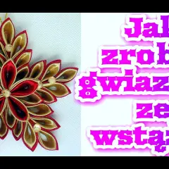 Ozdoby z wstążki atłasowej: Kanzashi, karczoch i inne DIY