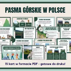 Przewodnik po pasmach górskich w Polsce: Tatry, Sudety, Bieszczady, Pieniny, Góry Świętokrzyskie. Informacje o przyrodzie, zagrożeniach, geologii i legendach.