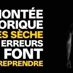 Remontée calorique après sèche : les 3 erreurs qui font tout reprendre. Un homme musclé en noir et blanc.