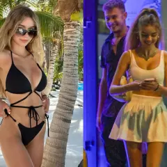 Vanessa Rojewska, wiek nieznany, w bikini na plaży i w letniej stylizacji na ulicy.