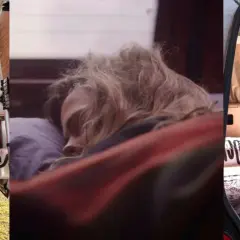 Aménagement intérieur d'un camping-car pour savoir où dormir en camping car. Une personne dort paisiblement dans son lit douillet.