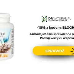 Suplement diety Aliness Wapń z Muszli Ostryg, zawierający fosforan wapnia, K2 MK-7 i D3. Poczuj korzyści wapnia!