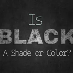 Il nero: come si forma? Testo su sfondo scuro chiede se il nero è un'ombra o un colore.