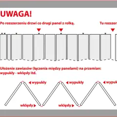 Jak zamontować drzwi harmonijkowe bez błędów - krok po kroku