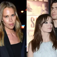 Zuzanna Pactwa obok mężczyzny i kobiety na premierze filmu.