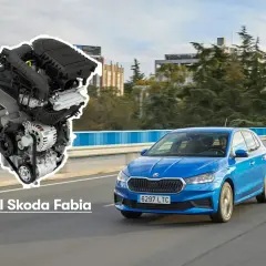 El motor 1.0 TSI de un Skoda Fabia representa la eficiencia y potencia moderna.