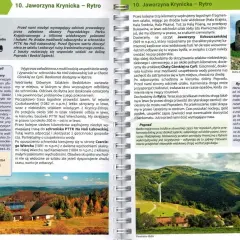 Widok na dolinę Popradu i Beskid Sądecki z wiatrakiem, fragment czerwonego szlaku beskidzkiego.