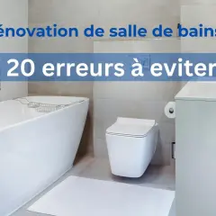 Rénovation salle de bain : découvrez les erreurs à éviter pour une étanchéité parfaite. Une baignoire, une douche et un WC modernes.
