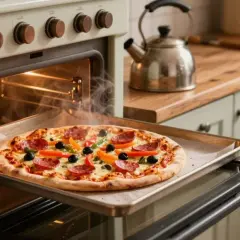 Jak odgrzać pizzę w piekarniku? Chrupiąca jak świeża!